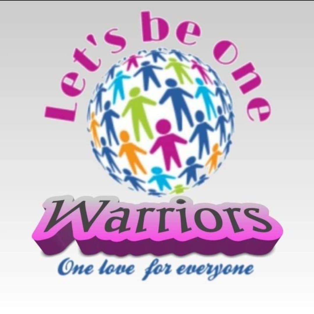 Logo Let's be one WARRIOR